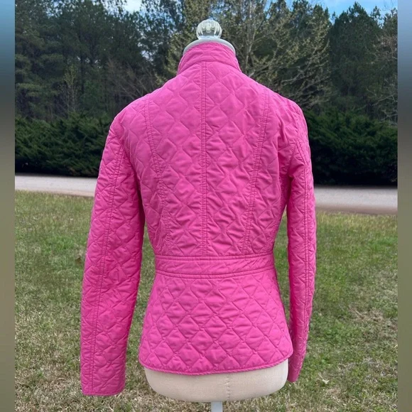 Weekend Max Mara Pink quilted collared packet jacket - Picture 4 of 7